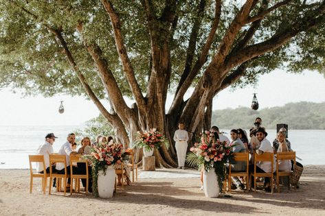 Beach wedding at Las Pangas in Costa Rica - Wedding Photography Costa Rica Beach Wedding, Sayulita Wedding, Diamond Photography, Beach Wedding Decorations Reception, Tropical Glam, Big Island Wedding, Wedding Bohemian, Vibrant Wedding, Kauai Wedding