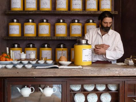 Bellocq tea shop, London | Wallpaper* Bellocq Tea Atelier, Bellocq Tea, Tea Lounge, Tea Store, Tea Bar, Wallpaper Magazine, Healthy Food Delivery, Tea Packaging, Tea Art