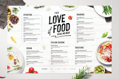 Food Menu by DusskDesign on Envato Elements Healthy Food Menu Design, Mexican Food Menu, Menu Coffee, Menu Food, Food Flyer, Food Menu Template, Menu Design Template, Restaurant Menu Template, Simple Menu