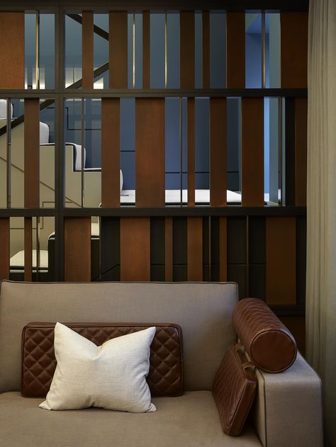 Staircase Screen, Window Grill, Wall Panel, Ceiling Design, Club House, Wall Paneling, Exterior Design, Phone Wallpaper, Divider