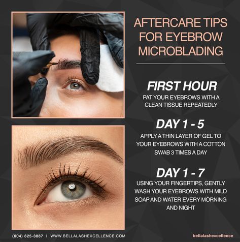 Here are some microblading aftercare tips! 𝗗𝗼 𝗻𝗼𝘁 𝘂𝘀𝗲 𝗮𝗻𝘆𝘁𝗵𝗶𝗻𝗴 𝗮𝗯𝗿𝗮𝘀𝗶𝘃𝗲 𝗼𝗻 𝘁𝗵𝗲 𝗮𝗿𝗲𝗮 𝘁𝗵𝗮𝘁 𝘄𝗮𝘀 𝗺𝗶𝗰𝗿𝗼𝗯𝗹𝗮𝗱𝗲𝗱 | 𝗗𝗼 𝗻𝗼𝘁 𝗽𝗶𝗰𝗸 𝗼𝗿 𝘀𝗰𝗿𝗮𝘁𝗰𝗵 | 𝗔𝘃𝗼𝗶𝗱 𝗱𝗶𝗿𝗲𝗰𝘁 𝘀𝘂𝗻𝗹𝗶𝗴𝗵𝘁 𝗮𝗻𝗱 𝘁𝗮𝗻𝗻𝗶𝗻𝗴 𝗯𝗲𝗱𝘀 𝗳𝗼𝗿 𝟮 𝘄𝗲𝗲𝗸𝘀 | 𝗔𝘃𝗼𝗶𝗱 𝗵𝗼𝘁 𝘁𝘂𝗯𝘀, 𝘀𝘁𝗲𝗮𝗺 𝗿𝗼𝗼𝗺𝘀, 𝗽𝘂𝗯𝗹𝗶𝗰 𝗽𝗼𝗼𝗹𝘀, 𝗮𝗻𝗱 𝘁𝗵𝗲 𝗼𝗰𝗲𝗮𝗻 𝗱𝘂𝗿𝗶𝗻𝗴 𝘁𝗵𝗲 𝗵𝗲𝗮𝗹𝗶𝗻𝗴 𝗽𝗿𝗼𝗰𝗲𝘀𝘀. Call 604.825.3887 if you have any questions! 💕 Microblading Aftercare, Tanning Beds, The Healing Process, Tanning Bed, Microblading Eyebrows, Steam Room, Cotton Swab, Hot Tubs, Healing Process