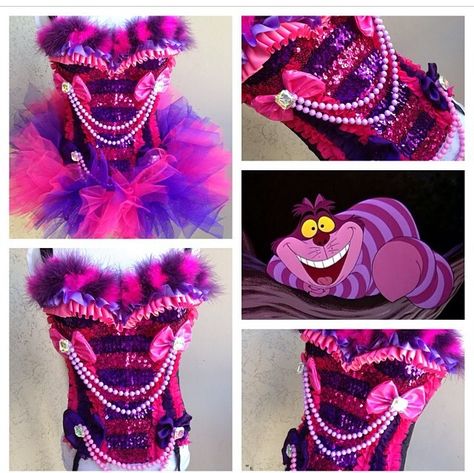 Edc Cheshire Cat Alice In Wonderland Rave Outfit, Rave Outfits Diy, Cheshire Cat Cosplay, Cheshire Cat Costume, Rave Festival Outfits, Edm Festival Outfit, Rave Babe, Diy Bra, Festival Attire