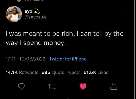 #relatablequotes #relatable #quotes Money Tweets Quotes, Tweets About Money, Money Tweets, Sprinkle Sprinkle, Jelly Wallpaper, Relatable Content, Hard Quotes, Doing Me Quotes, Random Quotes