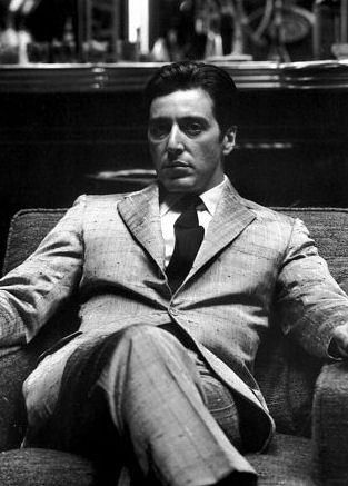 Al Pacino in 'The Godfather Part II'. Sonny Corleone, Don Vito Corleone, Don Corleone, The Godfather Part Ii, A Man In A Suit, Andy Garcia, Man In A Suit, God Father, Tommy Shelby