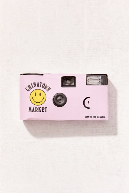 Chinatown Market UO Exclusive Happy Disposable Camera Disposable Cameras, Chinatown Market, Cute Camera, Disposable Camera, Home Phone, Perfect Stocking Stuffers, Charging Dock, Film Cameras, Vintage Cameras