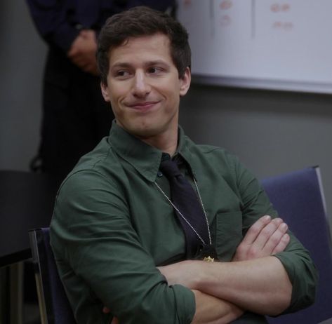 Jake Peralta, Andy Samberg, Brooklyn Nine Nine, A Man, Brooklyn, Green, Black