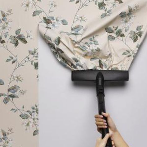 Take off wallpaper quickly with a homemade solution. Take Off Wallpaper, Taking Off Wallpaper, Homemade Wallpaper, How To Remove Wallpaper, Off Wallpaper, Painting Over Wallpaper, Removing Old Wallpaper, Remove Wallpaper, Stripped Wallpaper