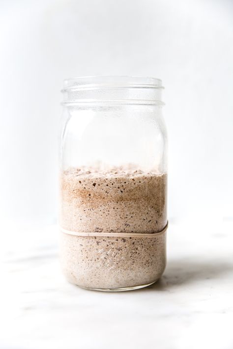 How to Make Sourdough Starter | The Modern Proper Make A Sourdough Starter, Large Mason Jars, Sourdough Starter Recipe, No Rise Bread, Food Scientist, Wild Yeast, Rye Flour, Starters Recipes, Sourdough Recipes