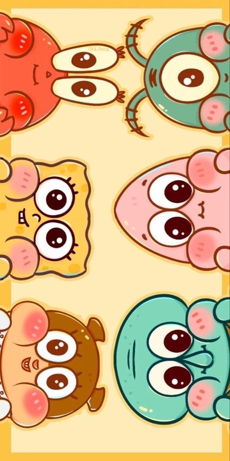 Spongebob Squarepants Drawing, Kids Drawing Projects, Walpaper Hello Kitty, Desain Quilling, Kitty Drawing, Hello Kitty Drawing, Cute Couple Drawings, Bullet Journal Design Ideas