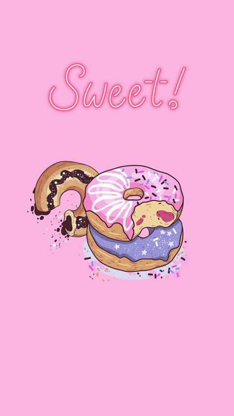 Donuts Aesthetic Wallpaper, Glazed Donut Aesthetic, Donut Aesthetic, Donuts Aesthetic, Pink Autumn, Bakery Design Interior, Glazed Donut, Women Sleepwear, Bakery Design