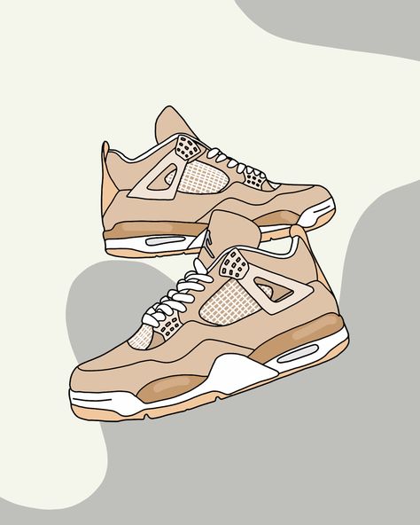 The womens Air Jordan 4 Retro 'Shimmer' represents the inclusivity of different shades of skin tones, looking like a make-up palette colour scheme. The pair features burnished leather and nubuck uppers in earthy, nude tones and is finished with a silver Jumpman on the tongue. Raffle is now open. Closes September 2nd 12:00 pm CEST. Winners will be notified on September 3rd. Link in bio. Good luck! Womens Air Jordans, Air Jordan 4 Retro, Whats New, Makeup Palette, Scooby Doo, Skin Tones, Air Jordans, Color Schemes, Leather