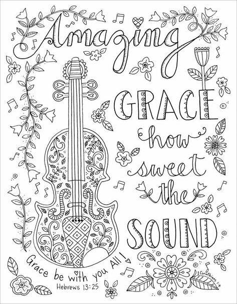 Coloring Bible, Bible Journaling Printables, Bible Verse Coloring Page, Scripture Coloring, Bible Verse Coloring, Quote Coloring Pages, Bible Coloring Pages, Music Coloring, Christian Printables