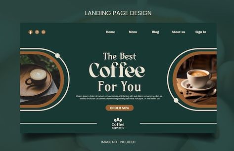 Coffee Website Design Inspiration, Cafe Web Design, Coffee Banner Design, Coffee Website Design, Coffee Websites, Cafe Website Design, Coffee Cafe Aesthetic, Coffee Site, Coffee Banner