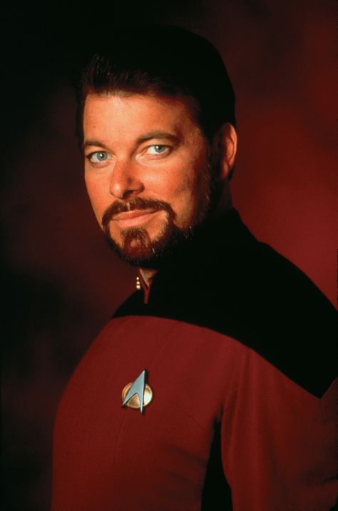 Commander William T. Riker of the USS Enterprise Locutus Of Borg, William Riker, Star Trek Tattoo, Deanna Troi, Jonathan Frakes, Sean Leonard, Star Trek Cast, Generation Photo, Paddy Kelly