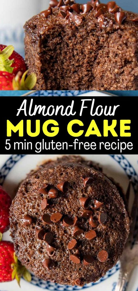 Mug Cake Almond Flour, Almond Flour Mug Cake, Cake Almond Flour, Almond Flour Chocolate Cake, Gluten Free Mug Cake, Cake Almond, Keto Chocolate Mug Cake, Keto Mug, Df Recipes