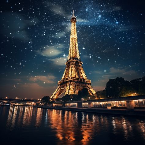 Eiffel Tower Aesthetic Night, Gala Photoshoot, Eiffel Tower Aesthetic, Tower Aesthetic, Charity Gala, Photoshoot Aesthetic, Paris Wallpaper, Paris At Night, Night Sky Photos