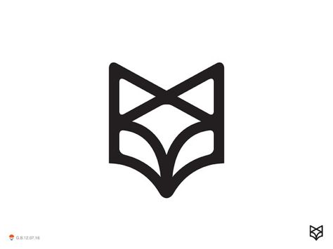 Fox Logo Design Ideas, Fox Symbol, George Bokhua, Fox Logo Design, Geometric Tattoo Arm, Logo Animal, Deer Tattoo, Fox Logo, Fox Tattoo