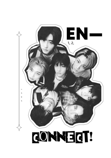 enhypen kpop poster graphic design print aesthetic Enhypen Design Graphic, Enhypen Printable Poster, Kpop Poster Graphic Design, Enhypen Coloring Pages, Enhypen Font, Enhypen Graphic Design, Enhypen Prints, Kpop Poster Design, Enhypen Y2k