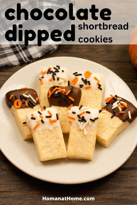 Halloween Shortbread Cookies, All Butter Shortbread Recipe, Halloween Shortbread, Chocolate Chip Dip, Butter Shortbread Cookies, Easy Halloween Cookies, Butter Shortbread, Silicone Baking Sheet, Easy Treat