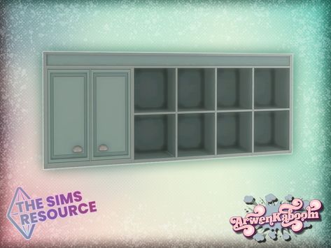 Sims 4 Shelf Cc, Sims 4 Shabby Chic, Game Shelf, Sims 4 Kitchen, Console Shelf, Sims 4 House Design, Sims 4 Cc Furniture, Sims 4 Mods Clothes, Sims 4 Cas