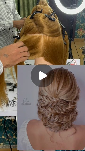 hair.artist.monu_ on Instagram: "Follow for more videos ✅. Enrol now in our *1 on 1 online or offline hairstyling course* 💯  👉 Learn: ✔️Trending & soft hairstyles ✔️ Top hacks ✔️ Frizz free hairstyles ✔️ Easy tips and tricks ✔️Quick time saving techniques ✔️ Professional styles  & much more inside my online course! DM for details. ✨  .  .  .  .  . #updo #hairstyle #hairstyles #hairstyletutorial #hairstylecourse #hairstylingclass #onlinehairstyleclasses" Easy Updos For Medium Hair Videos, Wedding Hairstyle Tutorial Videos, Bridgeton Hairstyles, Soft Hairstyles, Hair Ideas For Medium, Updos For Long Hair Tutorials, Hair Steps, Free Hairstyles, Prom Hair Ideas