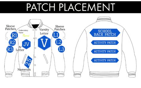 Letterman Jacket Ideas, Letterman Jacket Patches, Letter School, Letter Jacket, Senior Jackets, Jacket Patches, Letterman Jackets, Cheer Squad, Varsity Letter