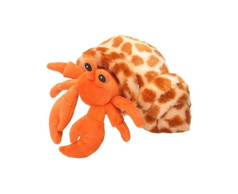 Hug'ems Hermit Crab 7" | Catch.com.au Crab Stuffed Animal, Crab Plush, Kids Hugging, Crab Stuffed, Realistic Stuffed Animals, Octopus Plush, Toy Gifts, Teddy Bear Stuffed Animal, Kawaii Plush