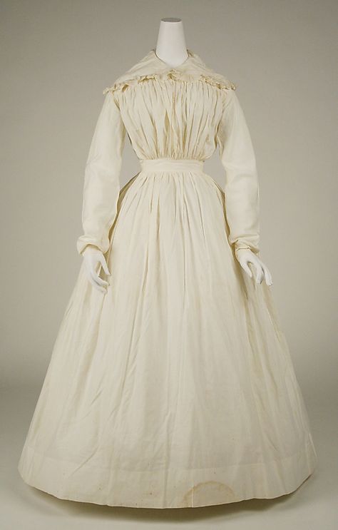 1860s 1820s Fashion, 1830s Fashion, 1860 Fashion, Morning Dress, 1800s Fashion, Regency Fashion, 19th Century Fashion, Antique Dress, Costume Institute