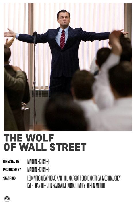 Minimal Polaroid Movie Poster Wolf Of Wall Street Poster, Polaroid Movie Poster, Street Poster, Joanna Lumley, Jonah Hill, Jon Favreau, Photoshop Ideas, Wolf Of Wall Street, Leo Dicaprio