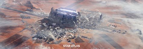 ArtStation - Star Atlas | Power Plant, Sören Meding Star Atlas, Sci Fi Environment, Eden Project, Science Fiction Novels, Concept Artist, Other Space, Hamburg Germany, The Dunes, Power Plant