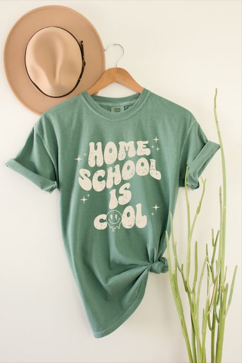 Funny Homeschool Shirts, Classroom Tshirt Ideas, Teacher Tees Shirts, Mama Graphic Tees, Homeschool Tshirt, Teacher Tee Shirts, Homeschool Shirts, Teacher Appreciation Shirt, Preschool Shirts