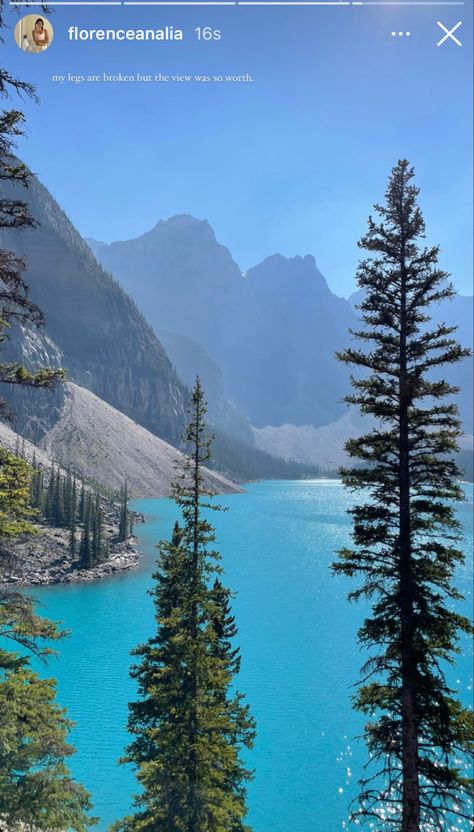 Moraine Lake, Nature Quotes, Instagram Story, Lake, Quotes, Instagram, Nature