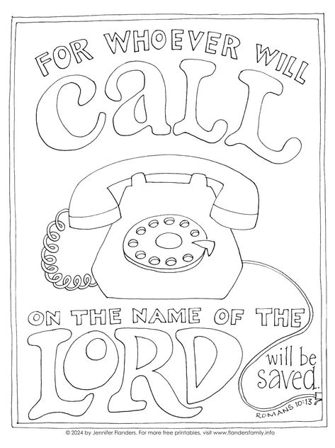 Call on the Lord Coloring Page - Flanders Family Home Life Armor Of God Coloring Page, Faith Coloring Pages, Church Coloring Pages, Biblical Drawings, Coloring Pages Christian, Godly Friends, Bible Projects, Christian Coloring Pages, Coloring Bible