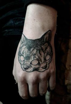 Two headed cat. Belly Tattoos For Women, Cat Skull Tattoo, Cat Paw Tattoos, Paw Tattoo, 4 Tattoo, Cat Tattoo Designs, Cat Skull, Hand Tattoo, Skin Art