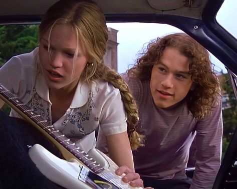 Kaptan Jack Sparrow, Julia Stiles, 10 Things I Hate About You, Septième Art, I Love Cinema, Chick Flicks, Movie Couples, Romantic Movies, Romance Movies