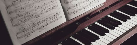 Piano Banner Discord, Music Banner Aesthetic, Music Aesthetic Banner, Spotify Header Aesthetic, Music Header Aesthetic, Music Aesthetic Header, Music Twitter Header, Music Header, Wattpad Banner