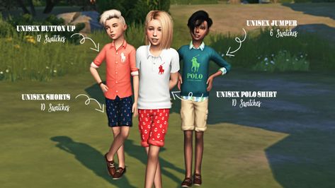 Sims 4 Cc Clothes, Polo Ralph Lauren Kids, Sims 4 Toddler, Ralph Lauren Kids, Ralph Lauren Collection, Sims 4 Clothing, Cc Finds, Sims 4 Cc, Sims 4 Custom Content