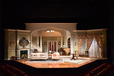 Alchemist House, Headboard Pillows, Lighting 2023, Scenic Design Theatres, Scenography Theatre, Hedda Gabler, Theatre Inspiration, Blithe Spirit, Jewelry Store Design