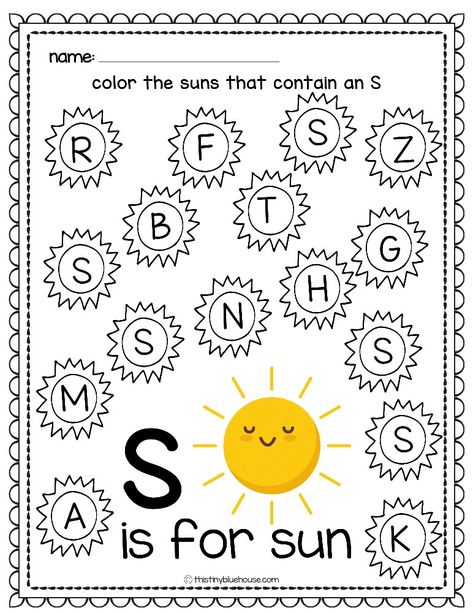 Preschool Letter Recognition Worksheets, Letter Writing For Kids, Letter Recognition Kindergarten, Capital Letters Worksheet, Letter Practice Sheets, Coloring Worksheets For Kindergarten, A To Z Letter, Letter Recognition Games, Letters Worksheets