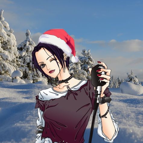 Christmas Nana Pfp, Nana Christmas Pfp, Nana Icons, Shin Nana, Nana Christmas, Nana Osaki, Anime Christmas, Matching Pfp, Anime Memes