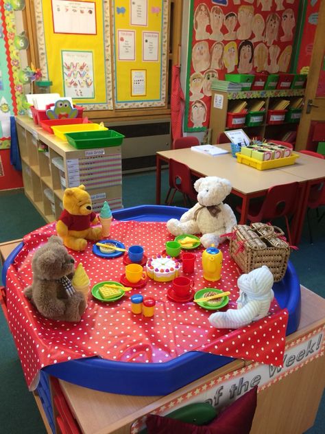 Teddy Bears Picnic Activities, Division Lesson, Toys Topic, Tuff Tray Ideas Toddlers, Year 1 Classroom, Teddy Bears Picnic, Teddy Bear Day, Tuff Spot, Paddling Pool