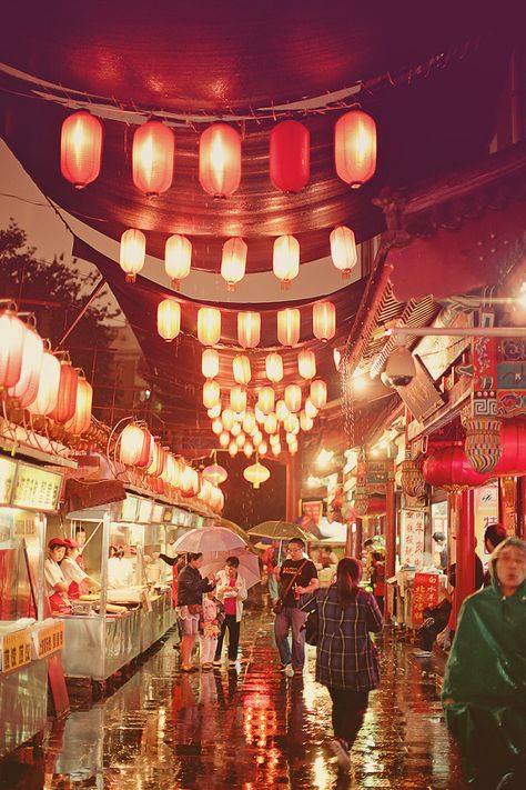 Chinese Night, Chinese Market, Asian Market, 패턴 배경화면, Chongqing, Night Market, British Airways, China Travel, Ancient Architecture