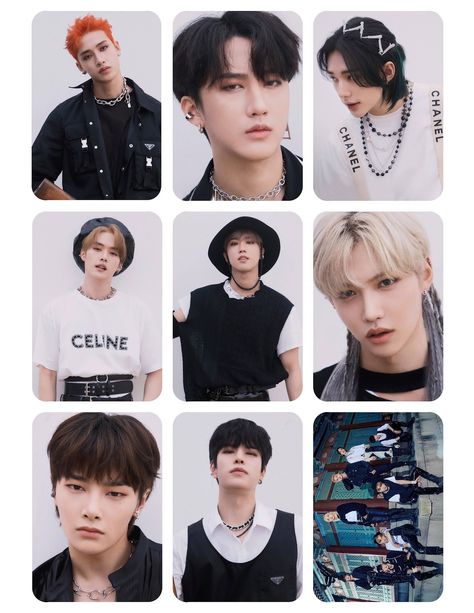 Akari Beauty Official: DIY: Stray Kids Photocards NO EASY Album Skz Prints, Foto Cars, Pc Photo, Photo Card Template, Body Picture, Savage Kids, Stray Kids Seungmin, Felix Stray Kids, Celebrity Art