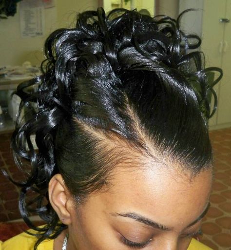 Black Women Updo Hairstyles, 27 Piece Hairstyles, Sleek Braided Ponytail, Finger Wave Hair, Easy Updo Hairstyles, Black Hair Updo Hairstyles, Weave Ponytail Hairstyles, Curly Crochet Hair Styles, Beautiful Gray Hair