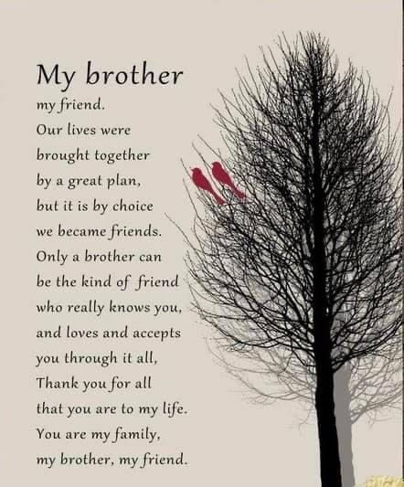 Goodbye Quotes For Friends, Brother Poems, Happy Birthday Prayer, Missing My Brother, Brother Sister Love Quotes, Big Brother Quotes, Happy Birthday Wishes Messages, In Loving Memory Quotes, Brother From Another Mother