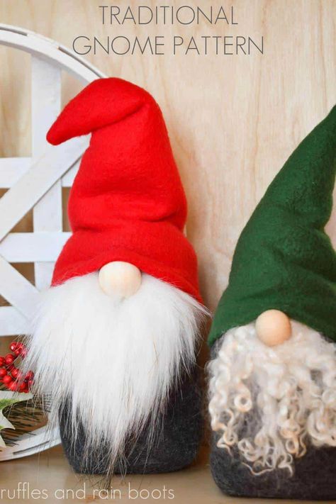 Free Gnome Patterns, Gnomes Beard Diy, Gnomes To Make, Diy Gnome Doll, Gnomes For Christmas, Christmas Knomes, Gnome Beard, Diy Beard, Diy Gnome