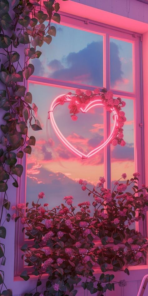 Colourful Wallpaper Backgrounds, Cute Romantic Wallpapers, Heart Pictures Aesthetic, Ethereal Aesthetic Wallpapers, Romantic Wallpaper Backgrounds, Dark Romantic Aesthetic Wallpaper, Love Wallpapers Romantic Aesthetic, Cute Romantic Aesthetic, Neon Heart Wallpaper