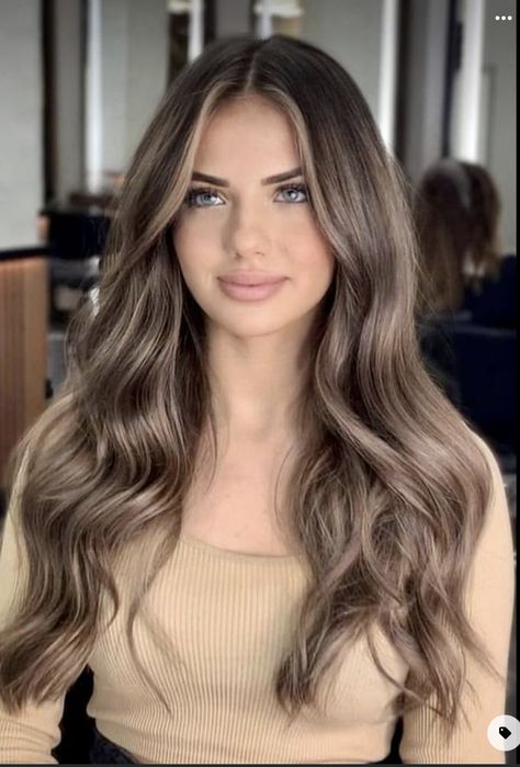 Ash Brown Hair Balayage, Mousy Brown Hair, Light Ash Brown Hair, Cool Brown Hair, Rambut Brunette, Ash Brown Hair Color, Brown Hair Shades, Mushroom Brown, Ash Brown Hair