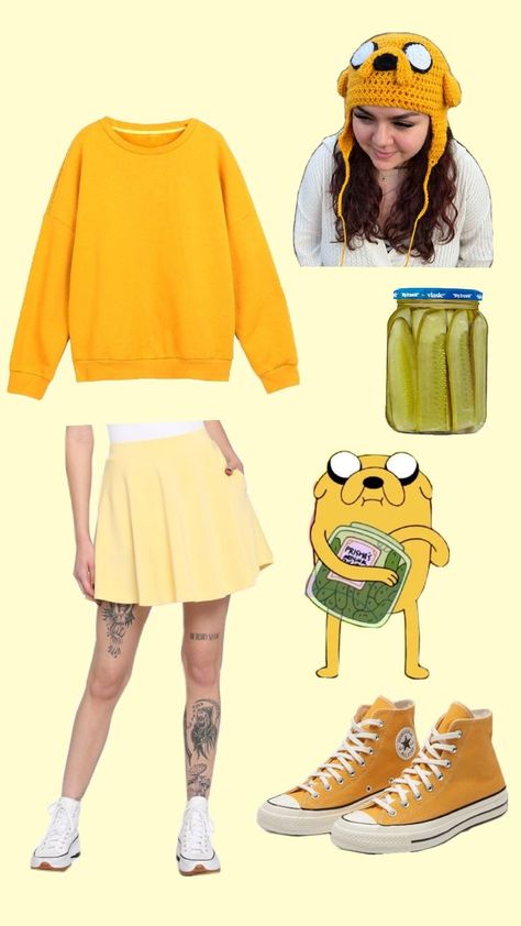 Adventure Time Costume, Time Costume, Adventure Time Birthday, Adventure Time Cosplay, Jake Adventure Time, Clever Costumes, Jake The Dog, New Halloween Costumes, Diy Dog Costumes