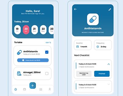 Check out new work on my @Behance profile: "Pill Reminder App UI UX Design Idea" http://be.net/gallery/195370649/Pill-Reminder-App-UI-UX-Design-Idea Pill Reminder App, Reminder App, App Ui Ux Design, Pill Reminder, Ui Ux Website, Ux App Design, Medical App, Ui Ux App, Widget Design